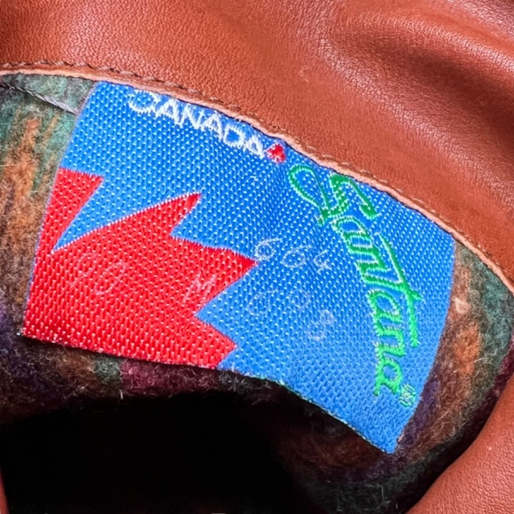 Santana Canada 664 Leather Knee High Waterproof Brown Boots - Picture 13 of 15